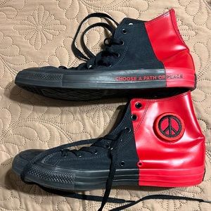 Chuck Converse Taylor Allstate High “seek peace”